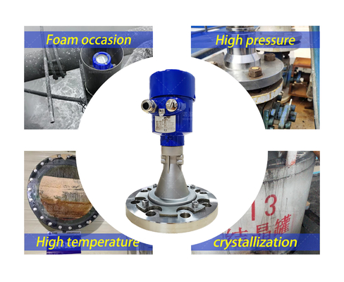Un bon prix. NYRD-PB-B ±3 mm de précision Capteur de niveau d'eau radar de haute précision pour les liquides et les particules solides dans les réservoirs en ligne