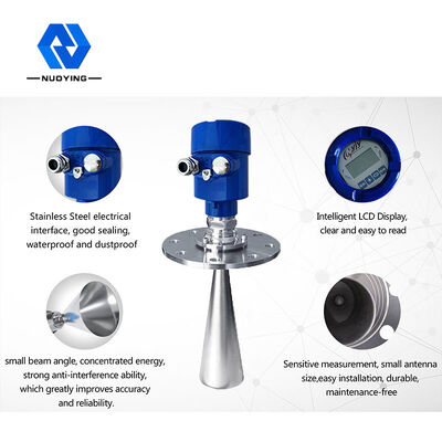 Un bon prix. Nombre d'unités de mesure du niveau radar de 26 GHz pour les réservoirs de stockage de liquide de type sanitaire et les conteneurs hautement corrosifs en ligne