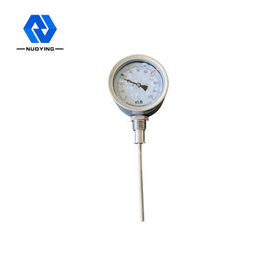 Un bon prix. Connexion bimétallique hydraulique de fil du thermomètre 150mm de cadran de l'huile solides solubles en ligne