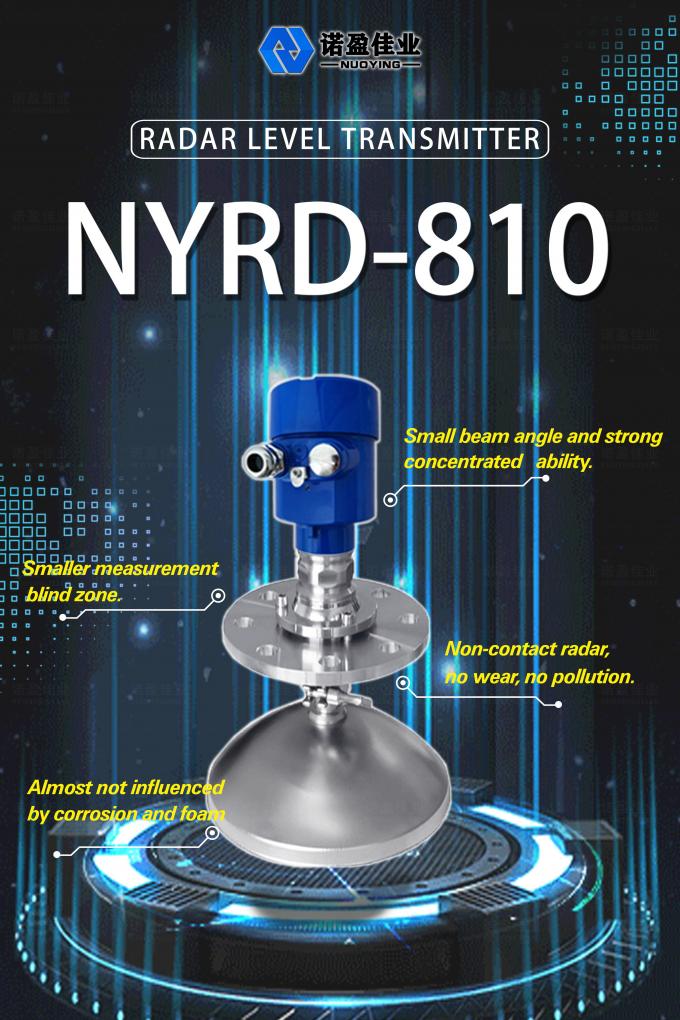 Vente à chaud Radar 80 GHz Capteur de niveau de matériau Capteur de niveau élevé pour silo de grain 5