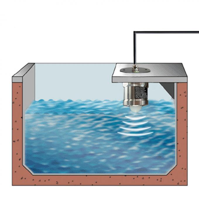 Capteur de niveau radar 80 GHz avec technologie d'onde millim&eacute;trique, mesure de l'&eacute;metteur du capteur de niveau radar de l'eau RS485 2