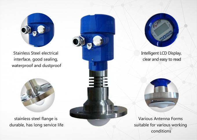 Radar haute fréquence niveau émetteur radar ondulateur niveau solide capteur radar guidé niveau de signal 4