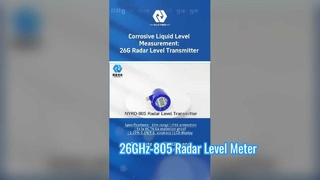 Mesure précise du compteur de niveau radar 26GHz-805