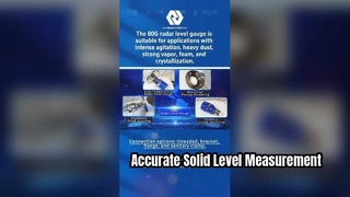 Mesure de matériaux solides par transmetteur de niveau radar