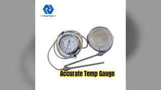 Thermomètre bimétallique de 60 mm, précision de 1,5, SS304 0-150C