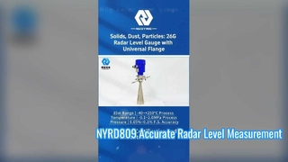 Mesure précise du compteur de niveau radar NYRD809 26 GHz